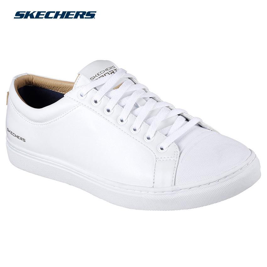 skechers white shoes mens