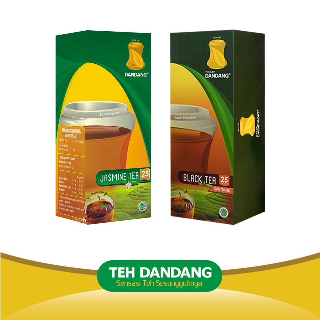 Dandang Jasmine Black Tea Green Tea Contents 25 pcs Shopee Philippines