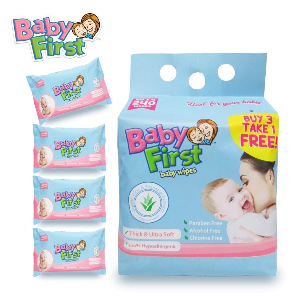1 pack of baby wipes