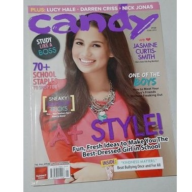 Jasmine Curtis Smith  Candy The Philippines No. 1 Teen Mag Collectible Magazine Collection June 2012