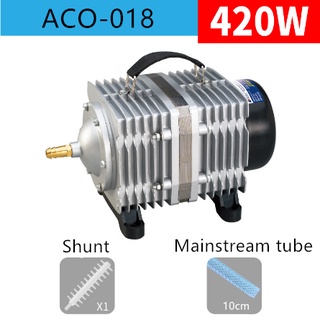 Resun AOC018 420W 220V 195L/Min Aquarium Air Pump Electromagnetic Air Compressor Oxygen Pump