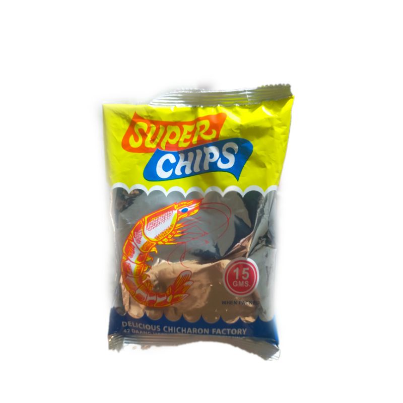 4 pcs. super chips ( chicharap chicharon prawn cracker ) 15 grams for