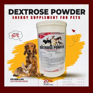DEXTROSE POWDER 1kg Energy Booster Rehydrating Agent for all Types of Animals