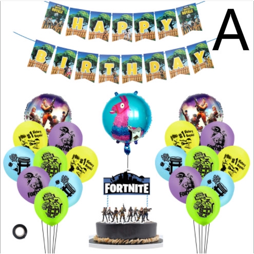 Fortnite Game Party Night Birthday Party Party Decoration