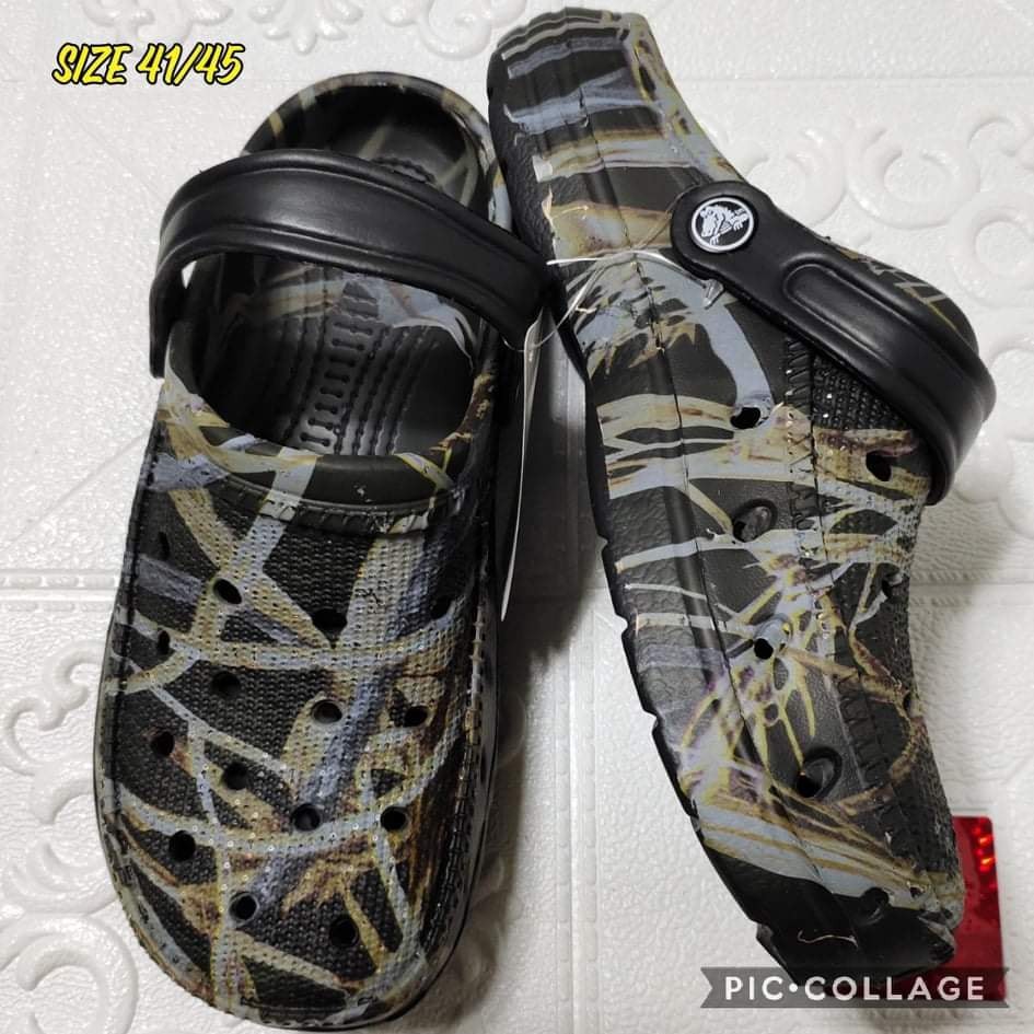 Military Design Crocs for Men Original Breathable Fashion Shoes Non Slip  Rubber | Shopee Philippines