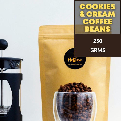 HeBrew Cookies and Cream Coffee Beans 250G / 500 / 1KG Shopee Philippines