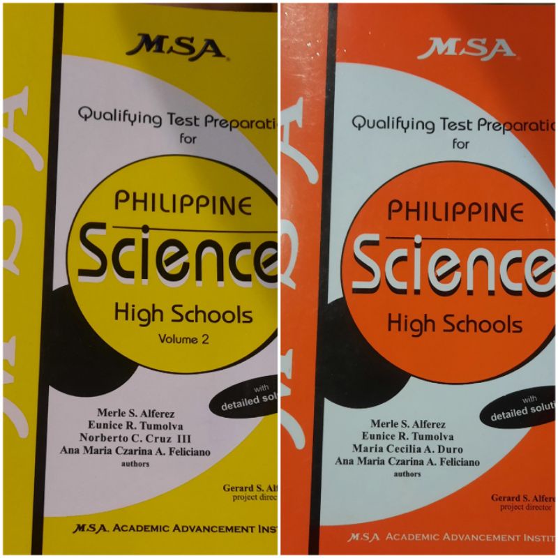 MSA Philippine Science High Schools Reviewer presyo ₱208