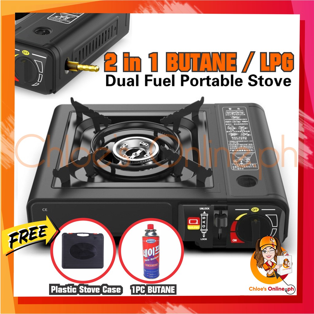 2 in 1 Mini Camping Portable Butane Gas Stove Shopee Philippines