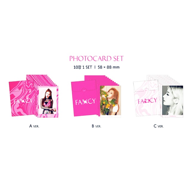 Twice Fancy You Ver Abc Photocard Set Shopee Philippines