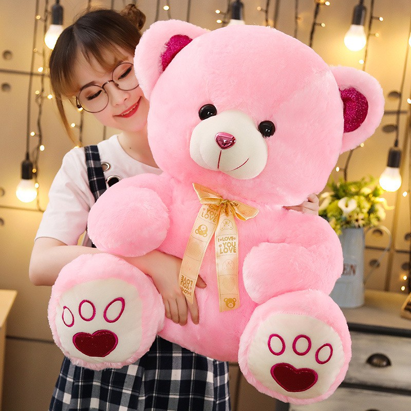 pink bear plush