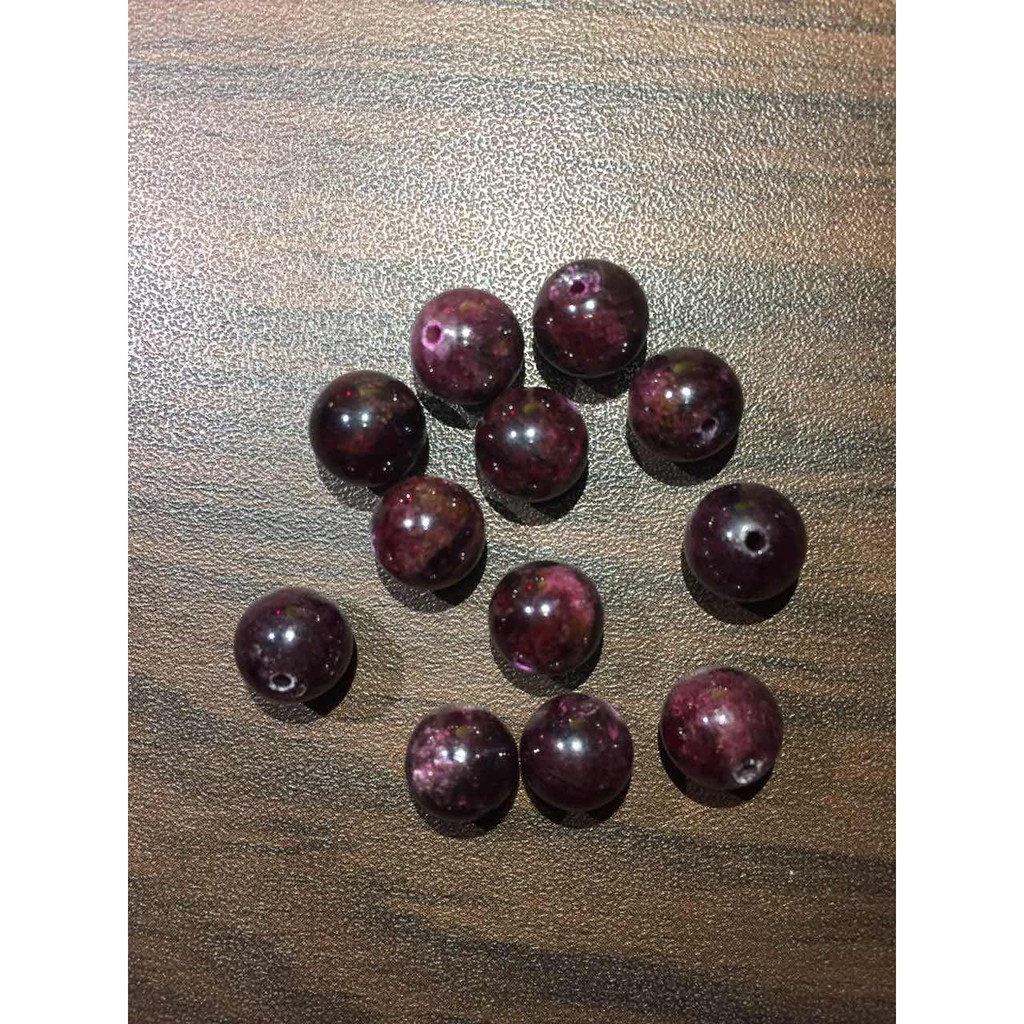 red garnet stone