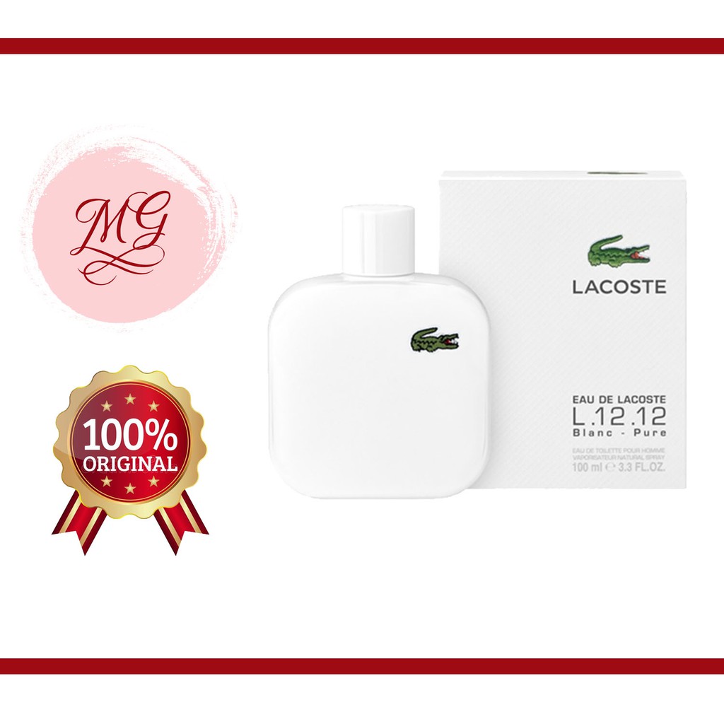 lacoste white perfume 100ml