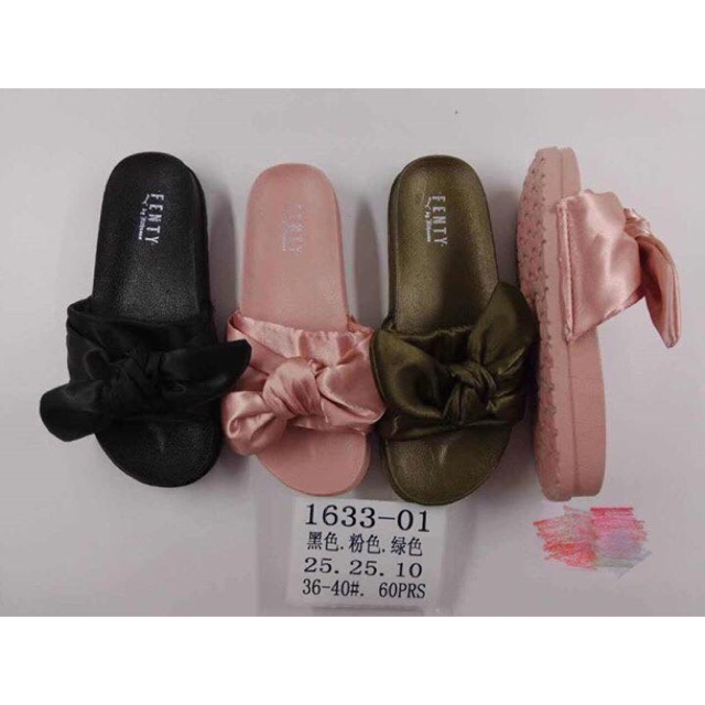 fenty ribbon slides