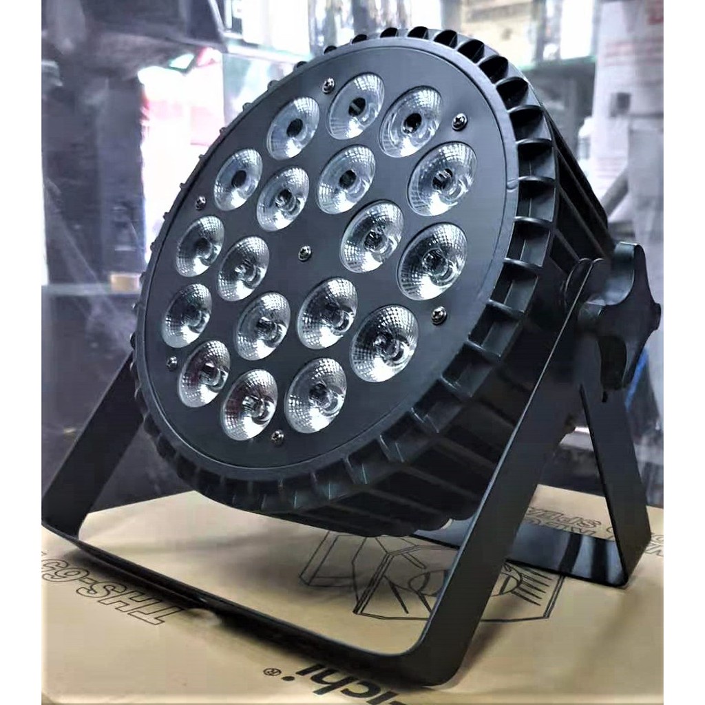 ๑FOCUS FULL COLOR 10 WATTS SLIM TYPE LED PAR 18 RGBAW WITH LOOP WIRE
