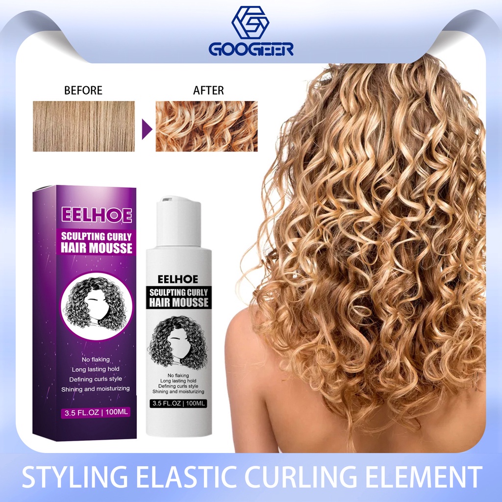 EELHOE Sculpting Curly Hair Mousse Styling Mousse Curl Mousse Curly Hair  Products Curl Moisturizer Wavy Hair Frizz Control Sculpting Curl Hair Boost  Defining Cream（100ml） | Shopee Philippines