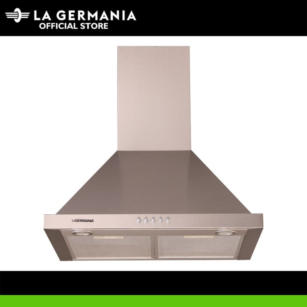 La Germania 60cm Chimney Hood H33.6 Stainless Shopee Philippines