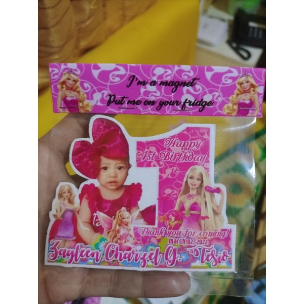 number 1 ref souvenir barbie design Shopee Philippines