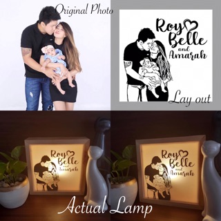 personalized desk lamp