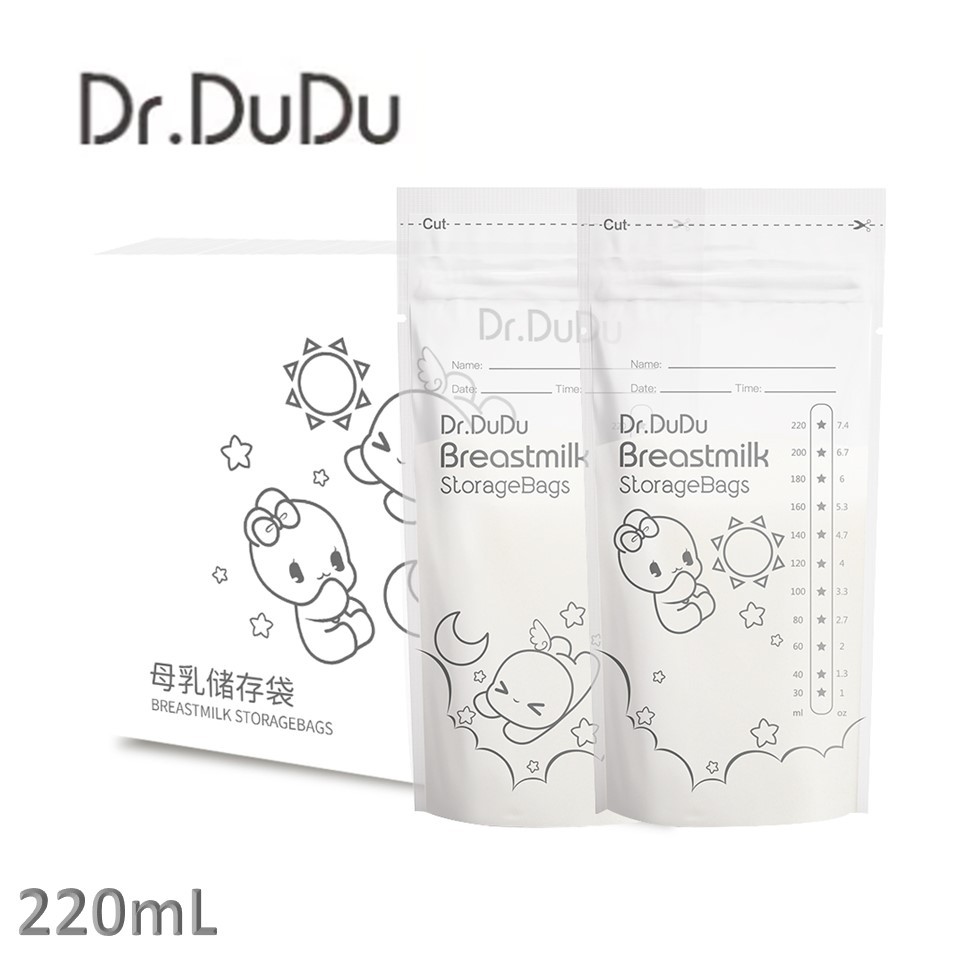 Dr.Dudu 50 Pcs. Transparent Breastmilk Storage Bag 220mL