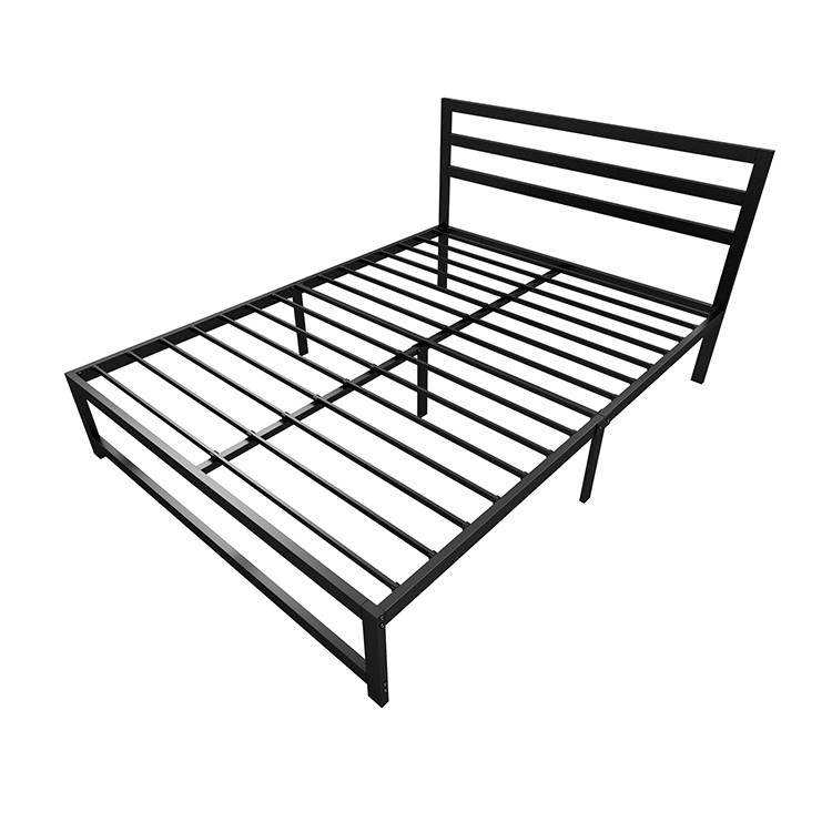 Modern Design Wrought Iron Frame Steel, Bed Queen Size Frame