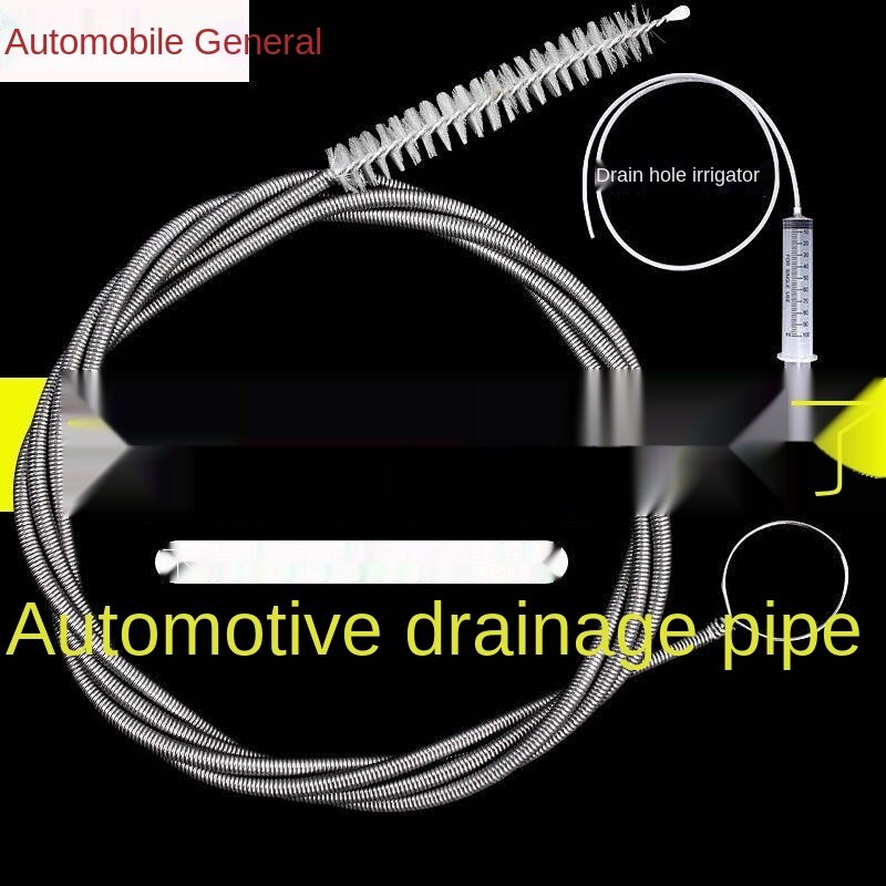 Car Drainage Facility Sunroof Door Drain Dredge Brush Cleaning