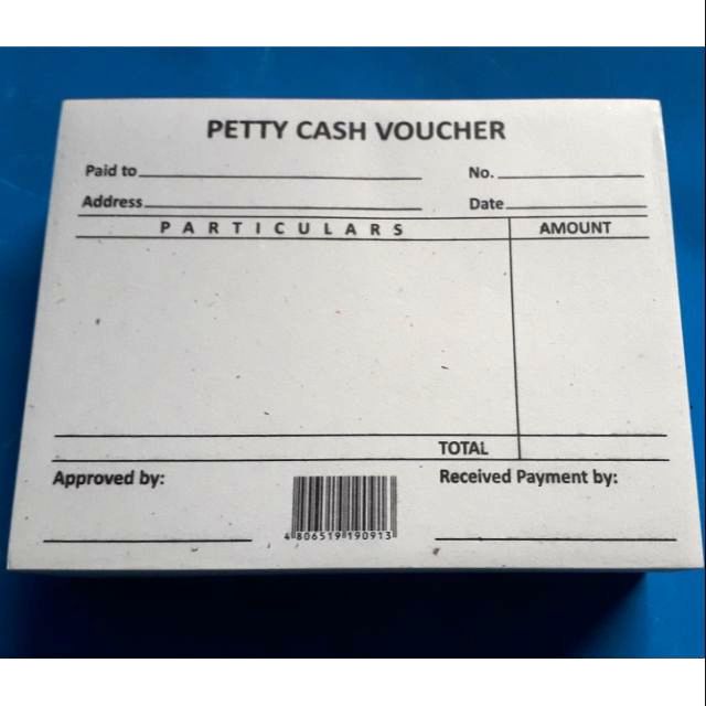 Petty Cash Voucher 10 pads per ream | Shopee Philippines