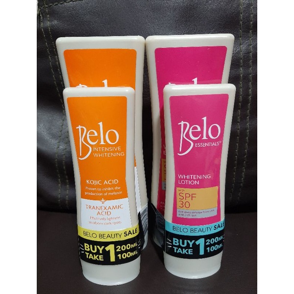 Belo Intensive Whitening Lotion 200ml+100ml | Shopee Philippines