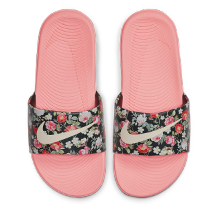 floral nike slippers