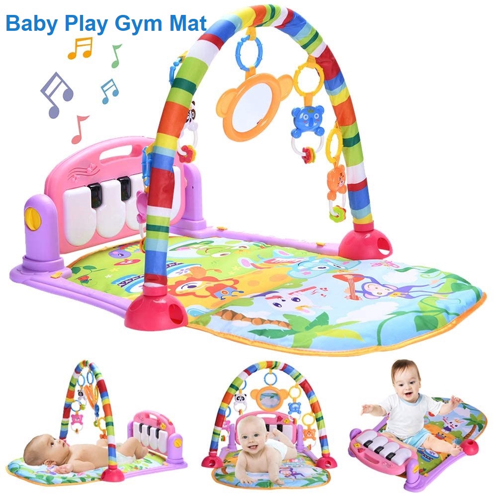 (COD)Baby Piano Mat Multifunction Piano Fitness Rack Baby Piano Music ...