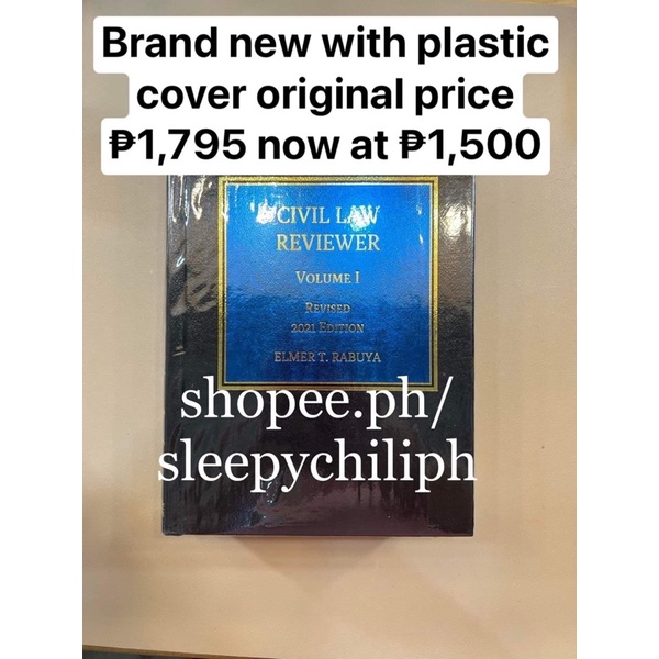 civil-law-reviewer-volume-1-2021-edition-rabuya-shopee-philippines