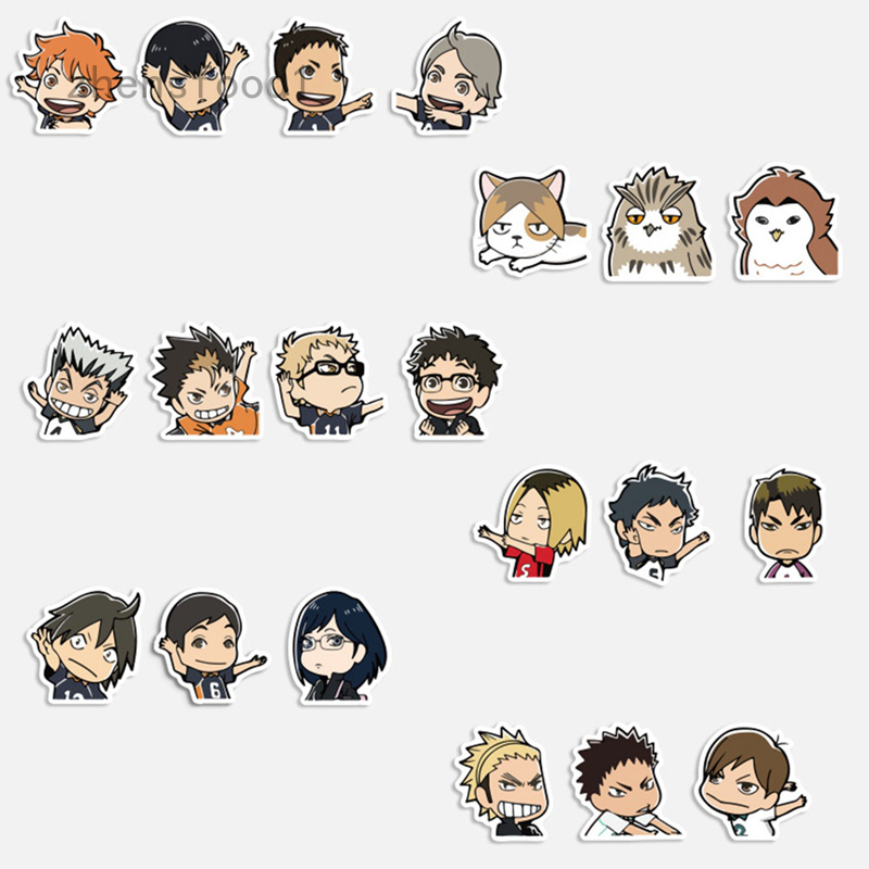 zhensfood1 ph Haikyuu Series 03 Anime  Stickers  40Pcs Set 