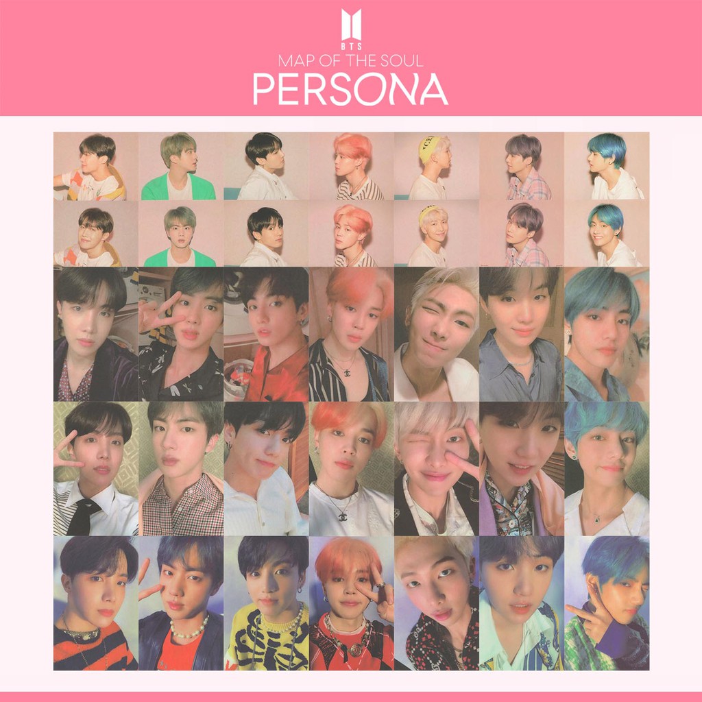 Ready) Bts Persona Map of The Soul Full Member Unofficial Version Complete  Photocard | Shopee Philippines