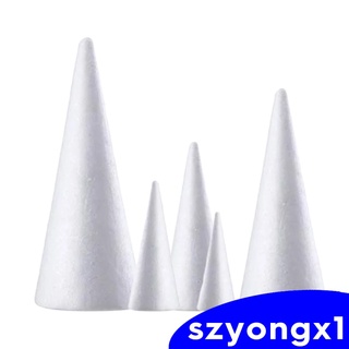 Best sale！  Handmade Craft Cone Shape Styrofoam Material Modelling Art Craft Creative Works for Kids