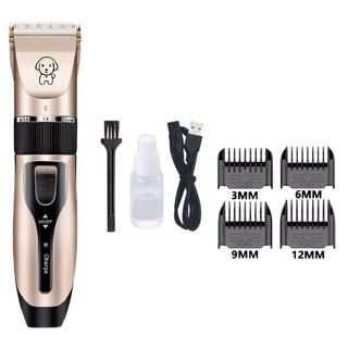 ✺□Hot Sale Professional Grooming Kit Electric Rechargeable Pet Dog Cat Animal Hair Trimmer Clipper S