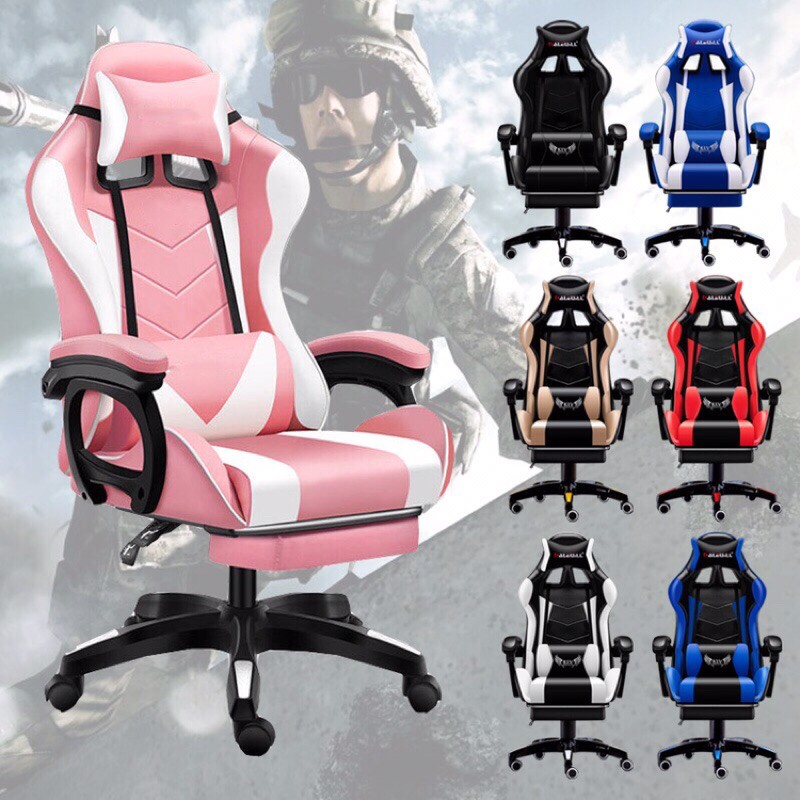 Pink gaming chair