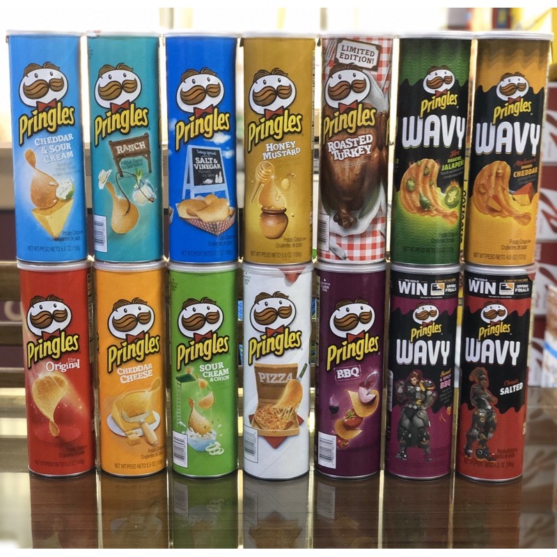 Original US Made Pringles (Potato Crisp, Wavy, Scorchin’) | Shopee ...