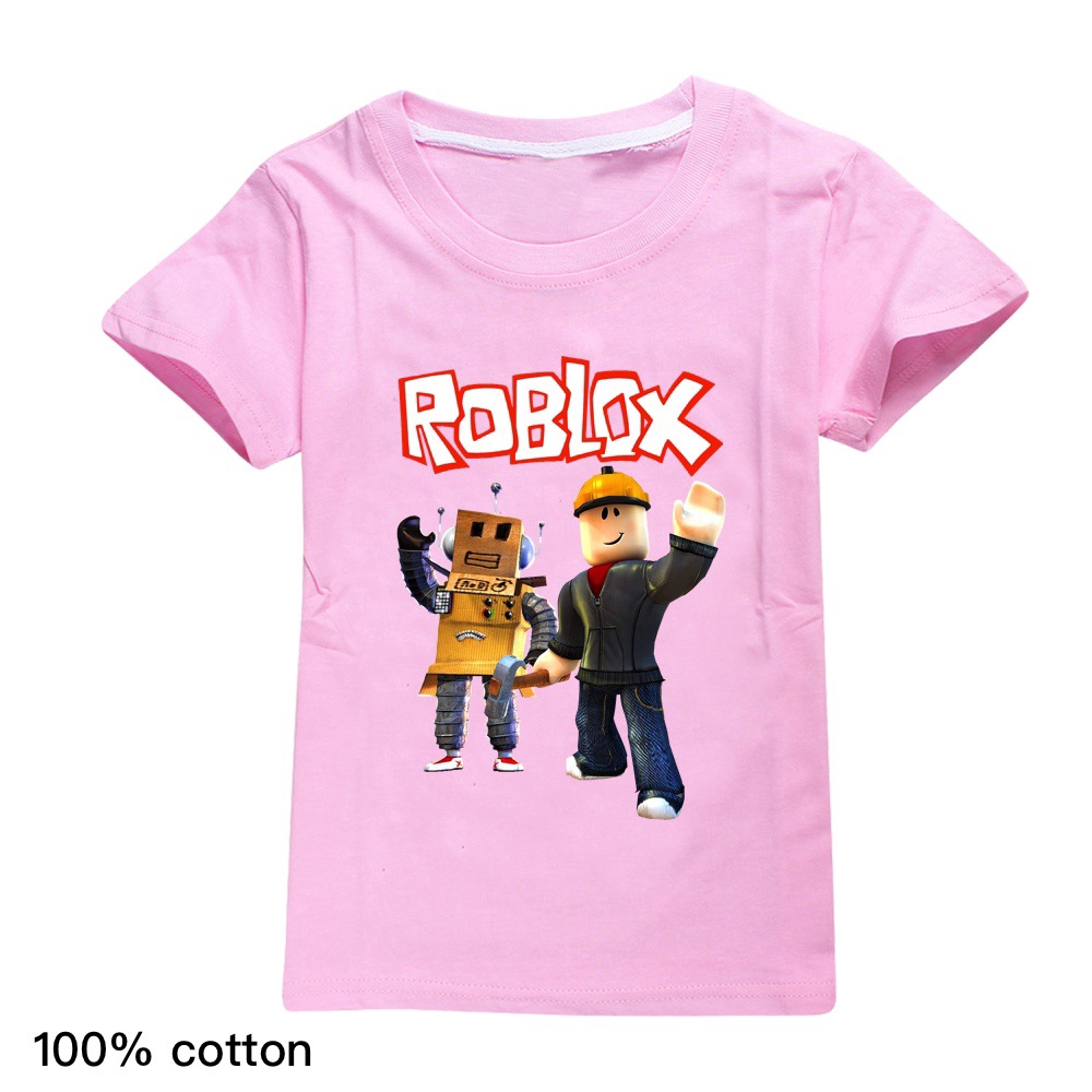 Roblox T Shirt Top Boy And Girl Spring And Summer Cotton Ready Stocks Shopee Philippines - prestonplayz roblox t shirt