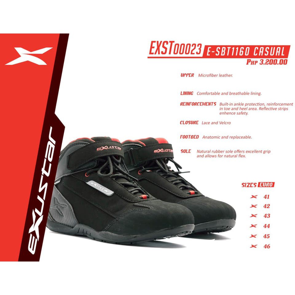 exustar touring shoes