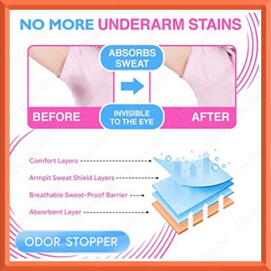 50Pcs Underarm Sweat Pads Armpit Comfortable Unflavored Disposable Sweat Free Armpit Sweat Sticker