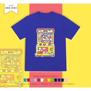 Children's Women's T-Shirt Picture BT21 PLAY CUTE / Korean Children Clothes #1