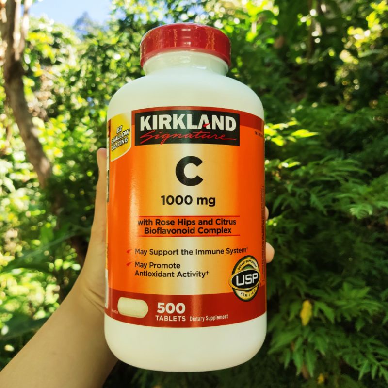 Original Kirkland Vitamin C 1000mg 500 tablets 07/2025 EXP from USA