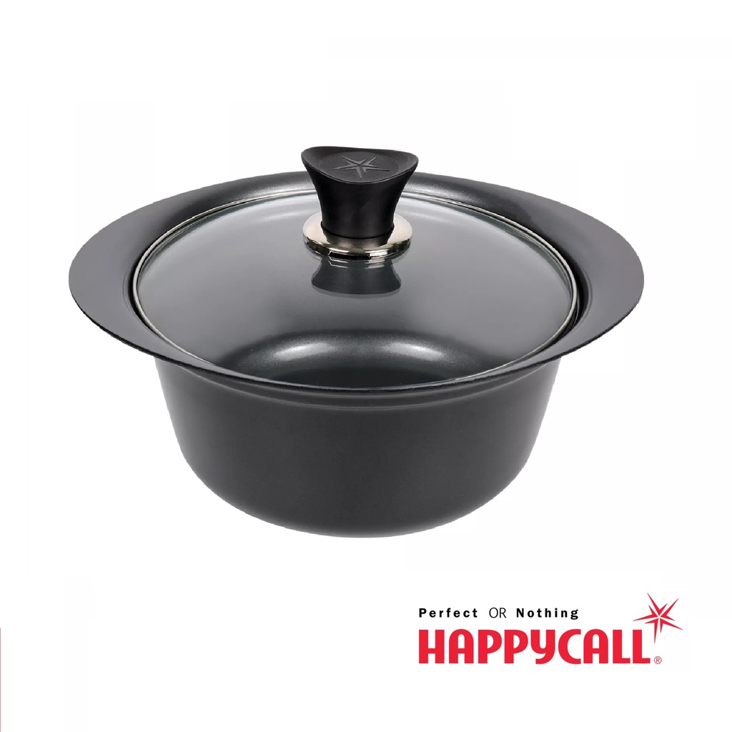 HAPPYCALL Brillo Ceramic Diamond Pot 22 CM BPA Free Induction Ready