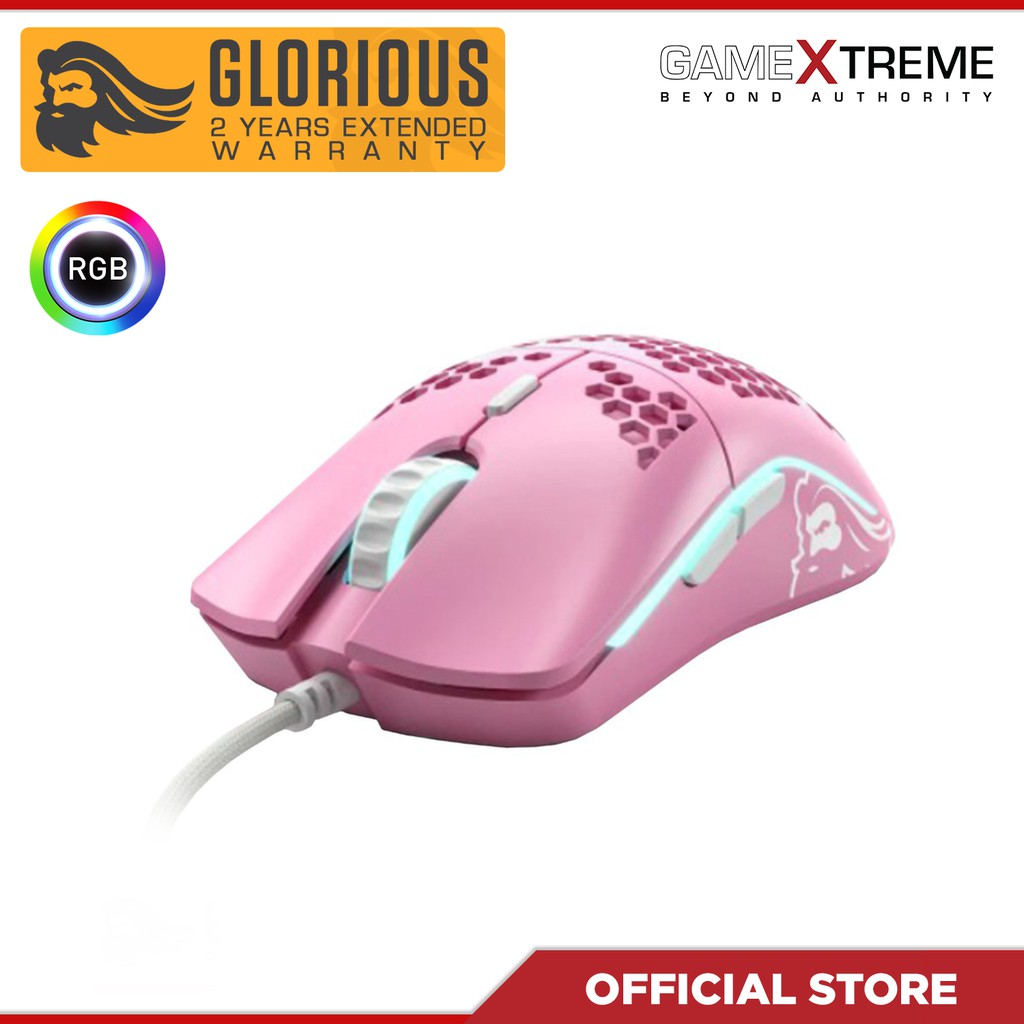 Glorious Pc Rgb Gaming Mouse Model O Minus Ascended Cord V2 Pink Shopee Philippines