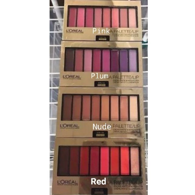 loreal lip palette