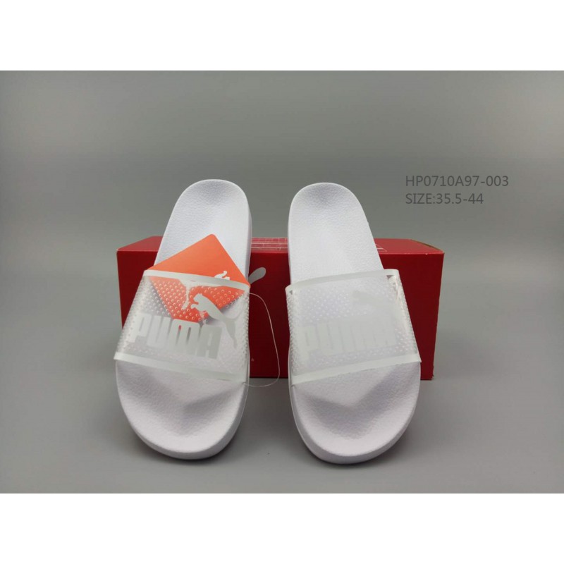 puma transparent slippers