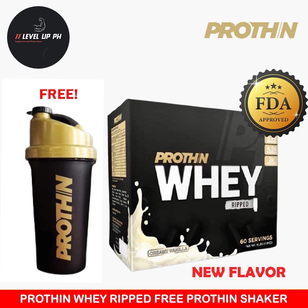 Prothin Whey Ripped + FREE Prothin Shaker (Whey Protein + Fat burner