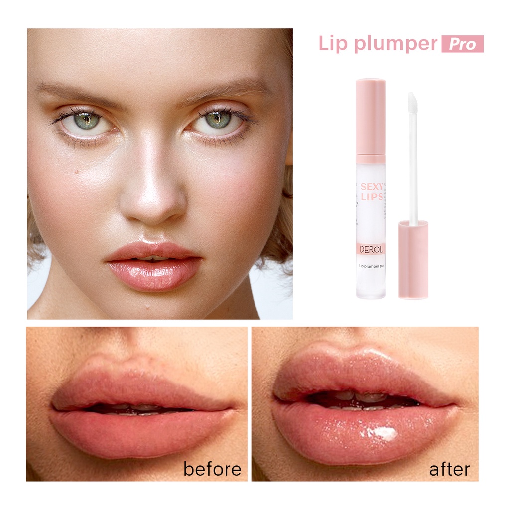 DEROL Lip Plumper Plump Nourish Moisturizing Lip Plump Oil Moisturizing