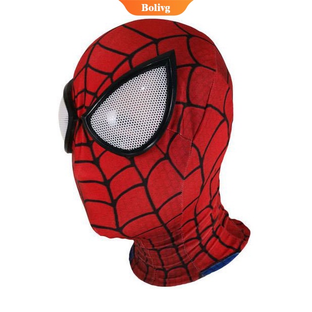 The Avengers Iron Spiderman No Way Home Miles Morales Deadpool Elastic Mask Spider Man Headcover Cosplay Headgear For Adult Kids [BL]