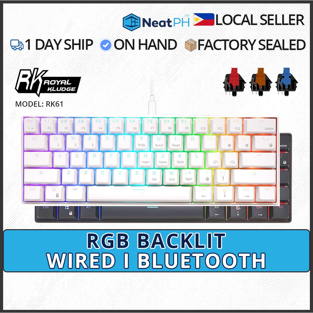 Shop royal kludge gaming keyboard rk61 for Sale on Shopee Philippines