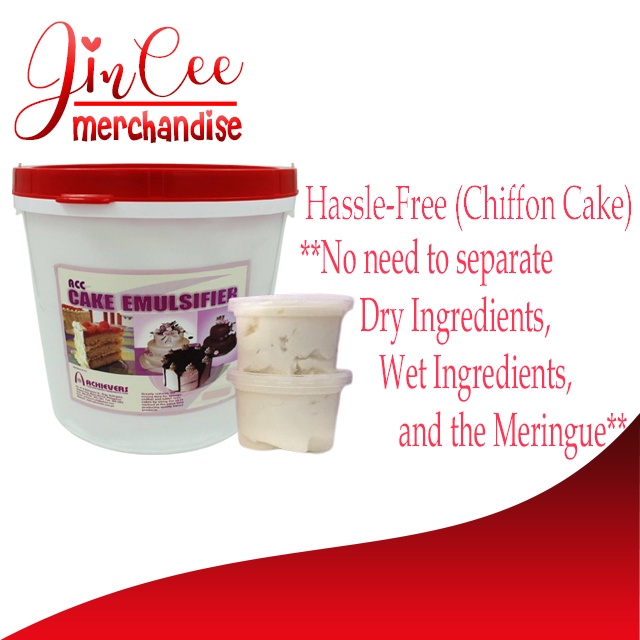 Cake Emulsifier 200g (Hassle Free Chiffon Batter Mixture) Shopee